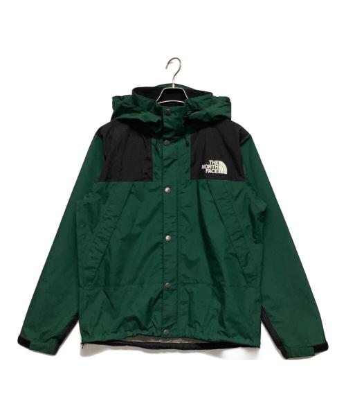 THE NORTH FACE（ザ ノース フェイス）THE NORTH FACE (ザ ノース フェイス) ナイロンジャケット グリーン×ブラック サイズ:XLの古着・服飾アイテム