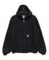 CarHartt（カーハート）の古着「ジップアップジャケット」｜ブラック