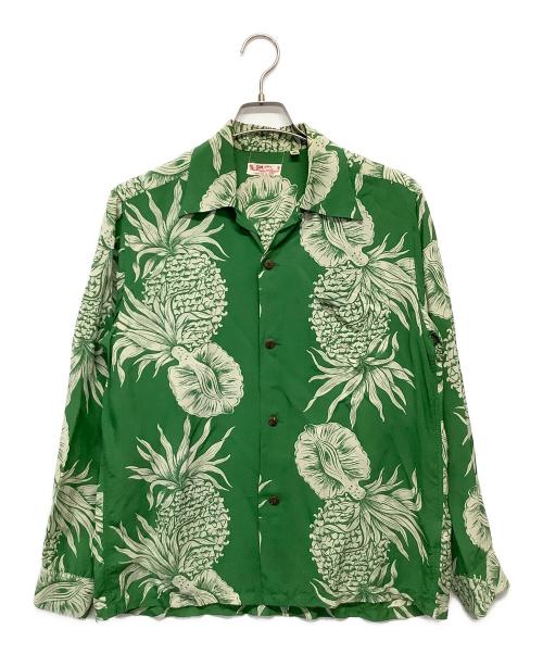 Sun Surf（サンサーフ）Sun Surf (サンサーフ) アロハシャツ グリーン サイズ:Mの古着・服飾アイテム