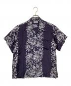 Sun Surfサンサーフ）の古着「アロハシャツ」｜ネイビー