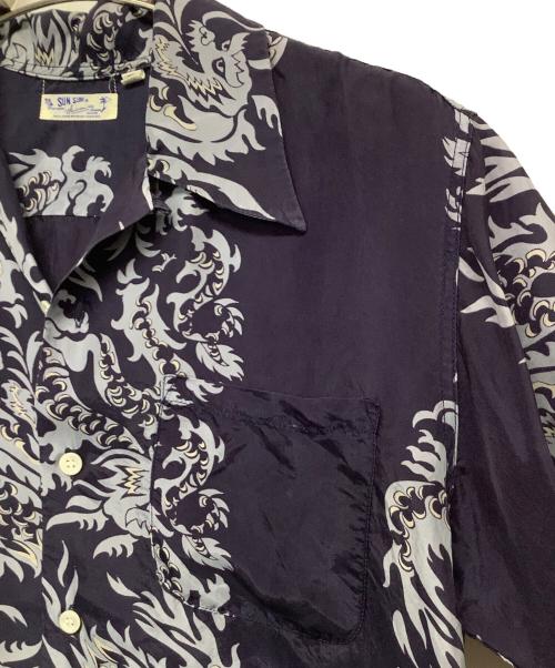 Sun Surf（サンサーフ）Sun Surf (サンサーフ) アロハシャツ ネイビー サイズ:Mの古着・服飾アイテム