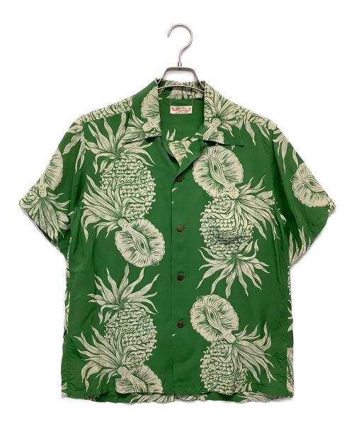 Sun Surf（サンサーフ）Sun Surf (サンサーフ) アロハシャツ グリーン サイズ:Mの古着・服飾アイテム