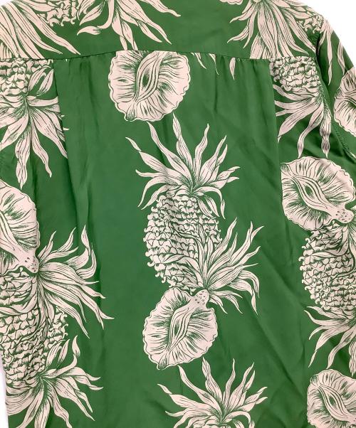 Sun Surf（サンサーフ）Sun Surf (サンサーフ) アロハシャツ グリーン サイズ:Mの古着・服飾アイテム