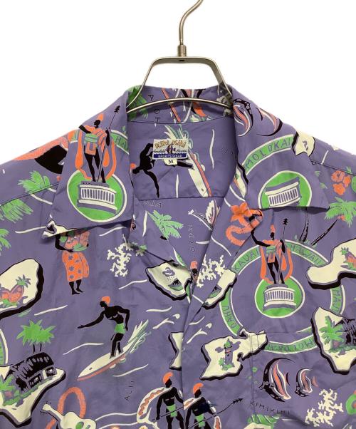 Kihi Kihi（キヒキヒ）Kihi Kihi (キヒキヒ) アロハシャツ バイオレット サイズ:Mの古着・服飾アイテム