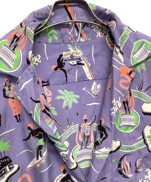 Kihi Kihi（キヒキヒ）Kihi Kihi (キヒキヒ) アロハシャツ バイオレット サイズ:Mの古着・服飾アイテム