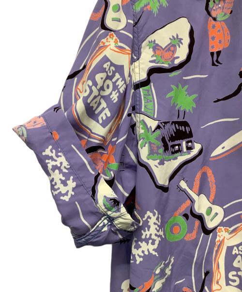 Kihi Kihi（キヒキヒ）Kihi Kihi (キヒキヒ) アロハシャツ バイオレット サイズ:Mの古着・服飾アイテム