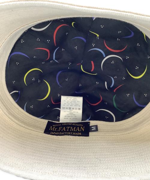 Mr.FATMAN（ミスターファットマン）Mr.FATMAN (ミスターファットマン) バケットハット　Mr.FATMAN アイボリー サイズ:Mの古着・服飾アイテム