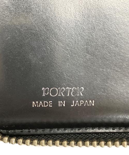 PORTER（ポーター）PORTER (ポーター) BE@RBRICK (ベアブリック) ラウンドファスナー財布 ブラックの古着・服飾アイテム