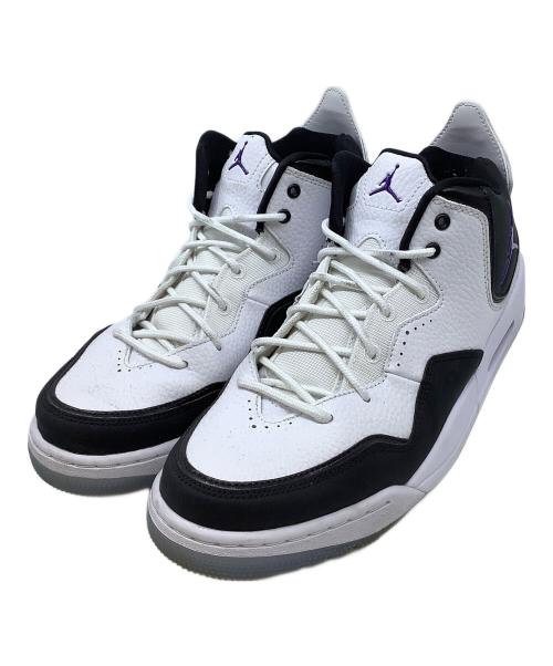 NIKE（ナイキ）NIKE (ナイキ) ハイカットスニーカー　JORDAN JORDAN COURTSIDE 23 ホワイト×ブラック サイズ:27.5cmの古着・服飾アイテム