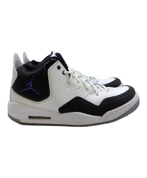 NIKE（ナイキ）NIKE (ナイキ) ハイカットスニーカー　JORDAN JORDAN COURTSIDE 23 ホワイト×ブラック サイズ:27.5cmの古着・服飾アイテム
