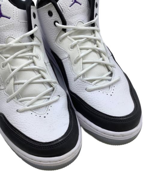 NIKE（ナイキ）NIKE (ナイキ) ハイカットスニーカー　JORDAN JORDAN COURTSIDE 23 ホワイト×ブラック サイズ:27.5cmの古着・服飾アイテム