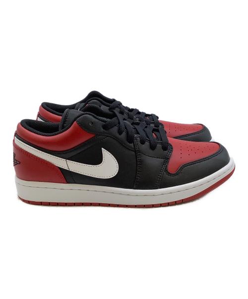 NIKE（ナイキ）NIKE (ナイキ) ローカットスニーカー　JORDAN AIRJORDAN 1 ブラック×レッド サイズ:27cm 未使用品の古着・服飾アイテム