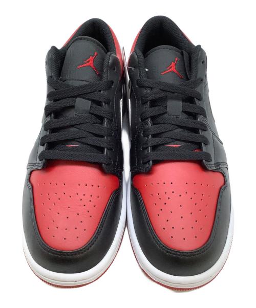 NIKE（ナイキ）NIKE (ナイキ) ローカットスニーカー　JORDAN AIRJORDAN 1 ブラック×レッド サイズ:27cm 未使用品の古着・服飾アイテム