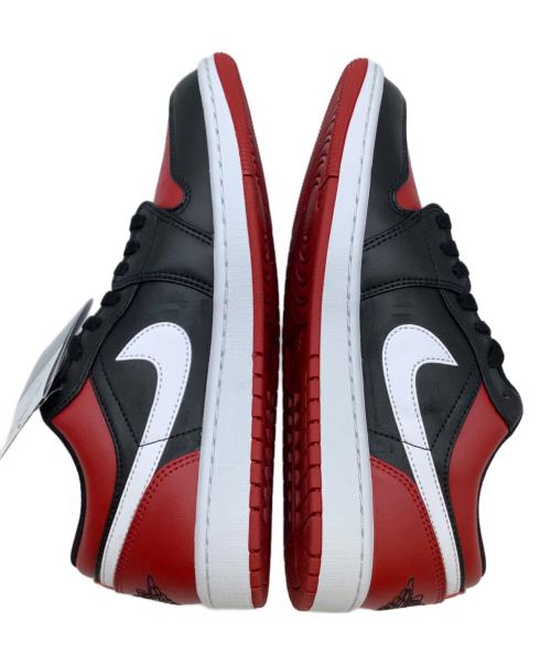 NIKE（ナイキ）NIKE (ナイキ) ローカットスニーカー　JORDAN AIRJORDAN 1 ブラック×レッド サイズ:27cm 未使用品の古着・服飾アイテム