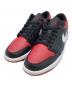NIKE（ナイキ）の古着「ローカットスニーカー　JORDAN AIRJORDAN 1」｜ブラック×レッド