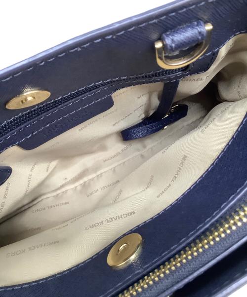 MICHAEL KORS（マイケルコース）MICHAEL KORS (マイケルコース) 2WAYバッグ ネイビーの古着・服飾アイテム