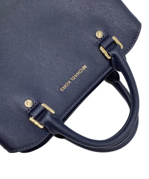 MICHAEL KORS（マイケルコース）MICHAEL KORS (マイケルコース) 2WAYバッグ ネイビーの古着・服飾アイテム