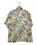 Sun Surfサンサーフ）の古着「アロハシャツ」｜ホワイト×マルチカラー