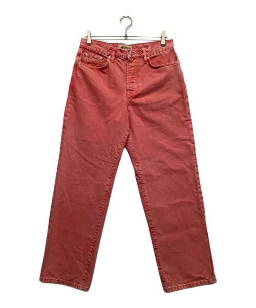 stussy（ステューシー）stussy (ステューシー) DOUBLE DYE BIG OL JEANS ピンク サイズ:76cm W30の古着・服飾アイテム