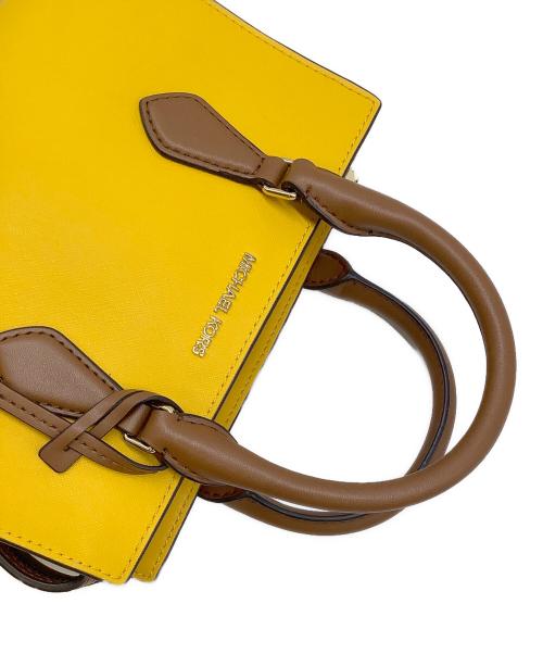 MICHAEL KORS（マイケルコース）MICHAEL KORS (マイケルコース) 2WAYバッグ イエロー×ブラウンの古着・服飾アイテム