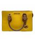 MICHAEL KORS（マイケルコース）の古着「2WAYバッグ」｜イエロー×ブラウン