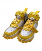 NIKE×OFFWHITEナイキ×オフホワイト）の古着「ハイカットスニーカー」｜イエロー×ホワイト