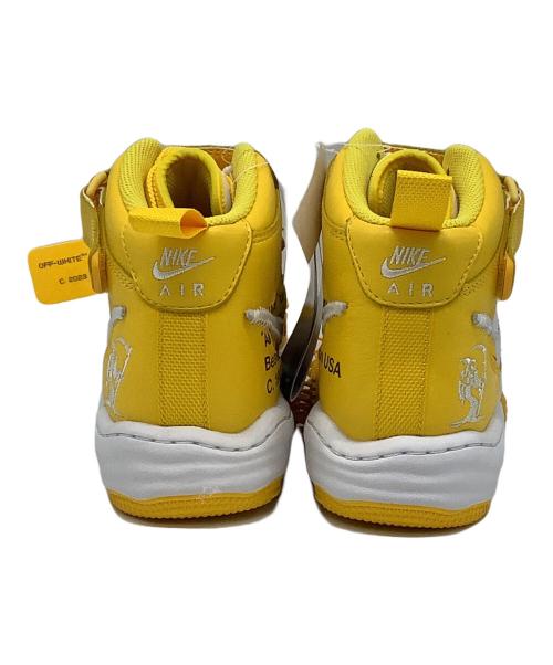 NIKE（ナイキ）NIKE (ナイキ) OFFWHITE (オフホワイト) ハイカットスニーカー イエロー×ホワイト サイズ:US6 未使用品の古着・服飾アイテム