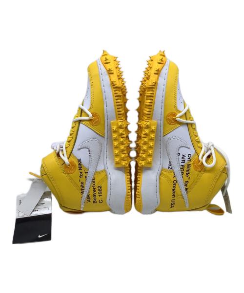 NIKE（ナイキ）NIKE (ナイキ) OFFWHITE (オフホワイト) ハイカットスニーカー イエロー×ホワイト サイズ:US6 未使用品の古着・服飾アイテム