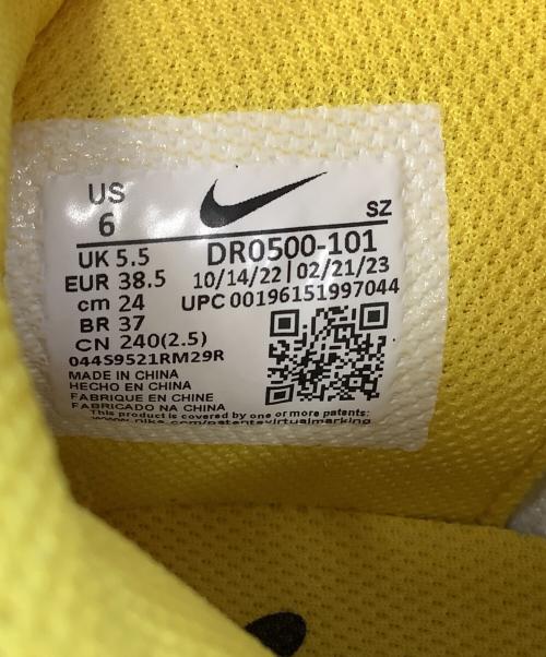 NIKE（ナイキ）NIKE (ナイキ) OFFWHITE (オフホワイト) ハイカットスニーカー イエロー×ホワイト サイズ:US6 未使用品の古着・服飾アイテム