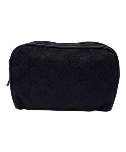 GUCCI（グッチ）GUCCI (グッチ) ポーチ　GUCCI ブラックの古着・服飾アイテム