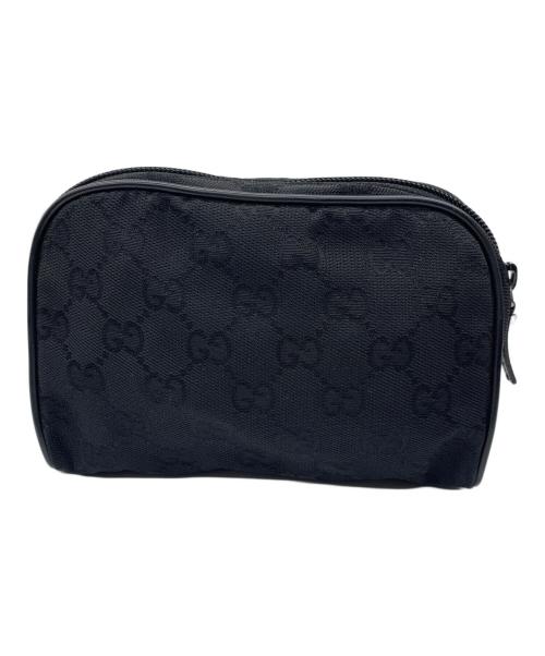 GUCCI（グッチ）GUCCI (グッチ) ポーチ　GUCCI ブラックの古着・服飾アイテム