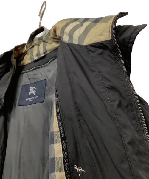 BURBERRY LONDON（バーバリーロンドン）BURBERRY LONDON (バーバリーロンドン) ライナー付コート ブラック サイズ:LLの古着・服飾アイテム