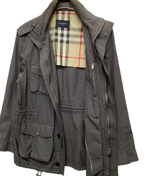 BURBERRY LONDON（バーバリーロンドン）BURBERRY LONDON (バーバリーロンドン) スタンドカラージャケット グレー サイズ:LLの古着・服飾アイテム