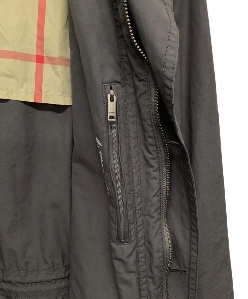BURBERRY LONDON（バーバリーロンドン）BURBERRY LONDON (バーバリーロンドン) スタンドカラージャケット グレー サイズ:LLの古着・服飾アイテム