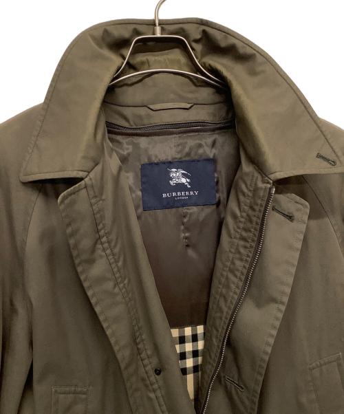 BURBERRY LONDON（バーバリーロンドン）BURBERRY LONDON (バーバリーロンドン) ダウンライナー付コート カーキ サイズ:LLの古着・服飾アイテム