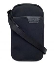TUMI（トゥミ）の古着「スモール・クロス・ボディ・ポーチ」｜ブラック