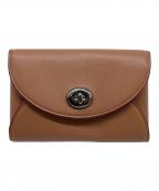 COACHコーチ）の古着「カードケース　コーチ　レキシー」｜ブラウン