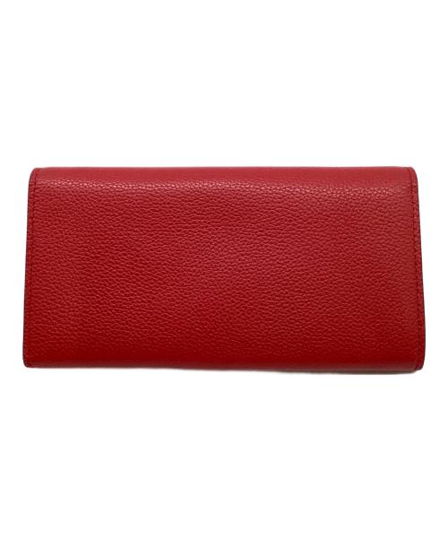 LOUIS VUITTON（ルイ ヴィトン）LOUIS VUITTON (ルイ ヴィトン) ポルトフォイユ・ドゥブルV ブラウン×レッドの古着・服飾アイテム