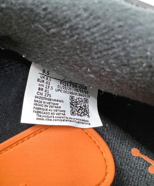 NIKE（ナイキ）NIKE (ナイキ) ハイカットスニーカー ブラック×オレンジ サイズ:27.5cmの古着・服飾アイテム