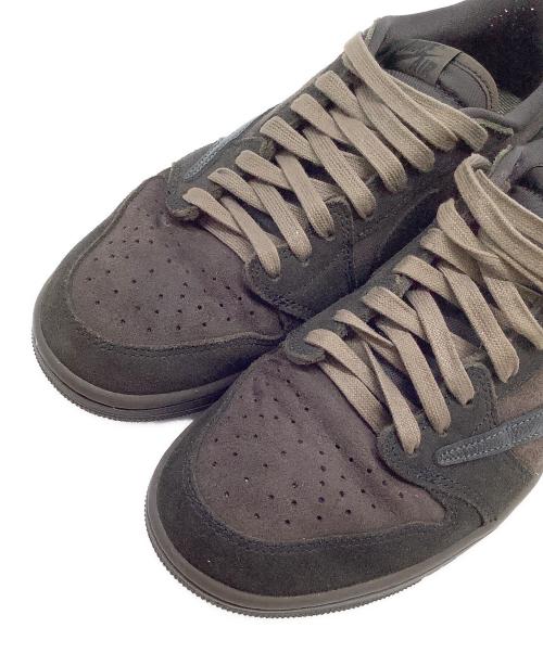 NIKE（ナイキ）NIKE (ナイキ) AIR JORDAN 1 RETRO LOW OG SP TRAVIS SCOTT ダークブラウン サイズ:27の古着・服飾アイテム