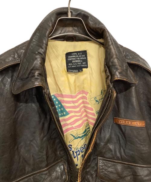 AVIREX（アヴィレックス）AVIREX (アヴィレックス) A-2ジャケット ブラウン サイズ:Sの古着・服飾アイテム