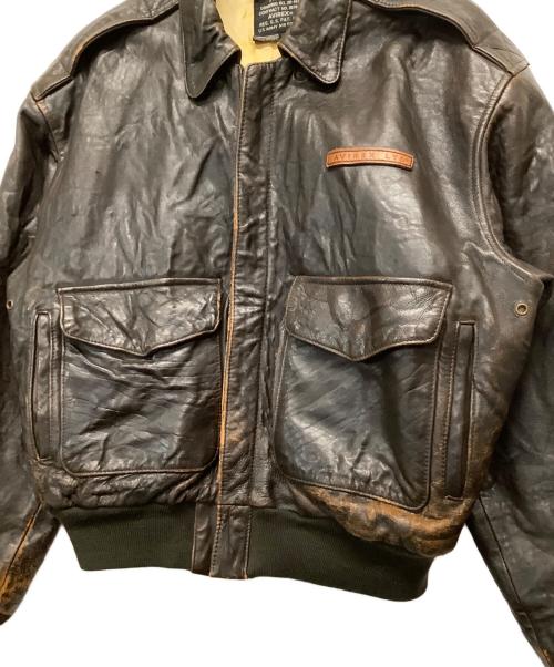AVIREX（アヴィレックス）AVIREX (アヴィレックス) A-2ジャケット ブラウン サイズ:Sの古着・服飾アイテム