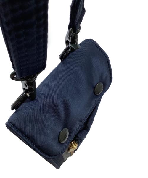 PORTER（ポーター）PORTER (ポーター) ショルダーポーチ　NAVIGATOR CASE PX TANKER ネイビー×オレンジの古着・服飾アイテム