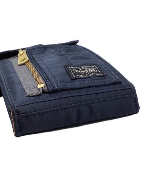 PORTER（ポーター）PORTER (ポーター) ショルダーポーチ　NAVIGATOR CASE PX TANKER ネイビー×オレンジの古着・服飾アイテム
