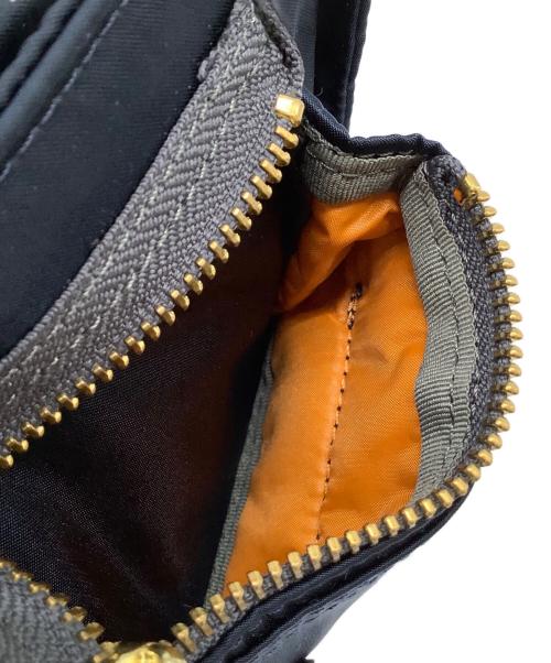 PORTER（ポーター）PORTER (ポーター) ショルダーポーチ　NAVIGATOR CASE PX TANKER ネイビー×オレンジの古着・服飾アイテム