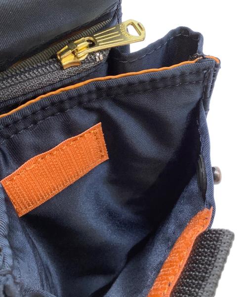 PORTER（ポーター）PORTER (ポーター) ショルダーポーチ　NAVIGATOR CASE PX TANKER ネイビー×オレンジの古着・服飾アイテム