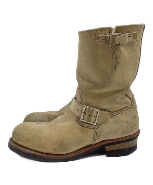 RED WING（レッドウィング）RED WING (レッドウィング) エンジニアブーツ ベージュ サイズ:28cmの古着・服飾アイテム