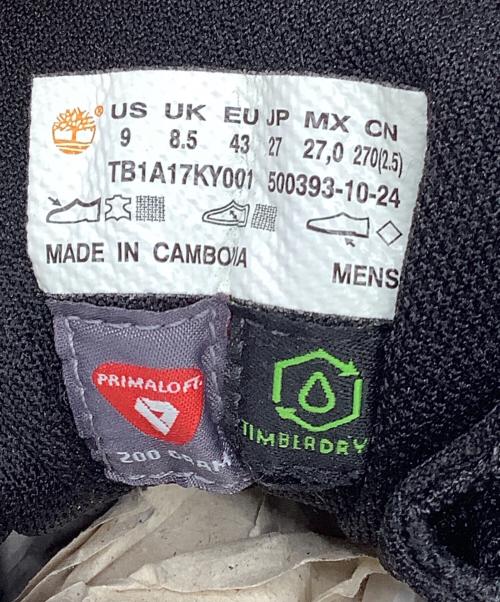 Timberland（ティンバーランド）Timberland (ティンバーランド) ウォータープルーフ フィールド ブーツ ブラック サイズ:27cmの古着・服飾アイテム