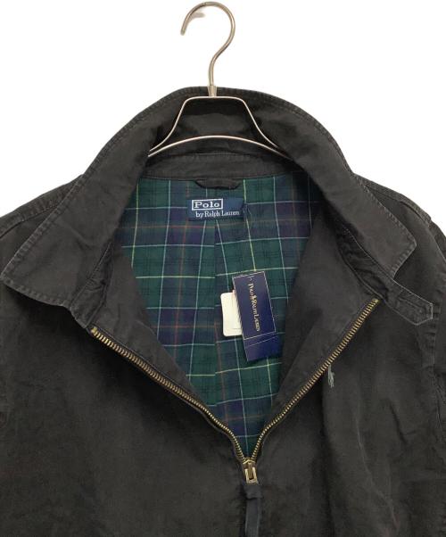 POLO RALPH LAUREN（ポロ・ラルフローレン）POLO RALPH LAUREN (ポロ・ラルフローレン) スイングトップ ブラック サイズ:4Lの古着・服飾アイテム