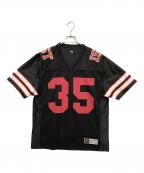 stussyステューシー）の古着「半袖カットソー」｜レッド×ブラック